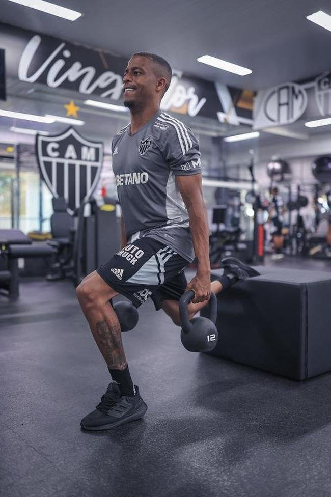 Treino do Atltico na Cidade do Galo, na manh desta tera-feira (11/10).