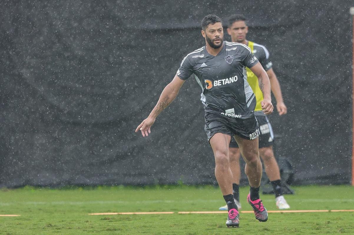 Treino do Atltico na Cidade do Galo, na manh desta tera-feira (24/1).