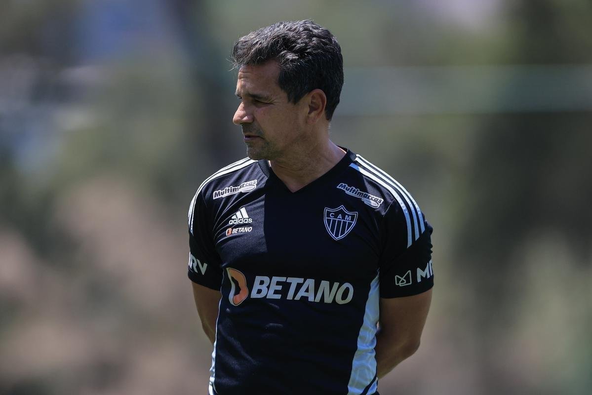 Treino do Atltico na Cidade do Galo, na manh desta tera-feira (11/10).