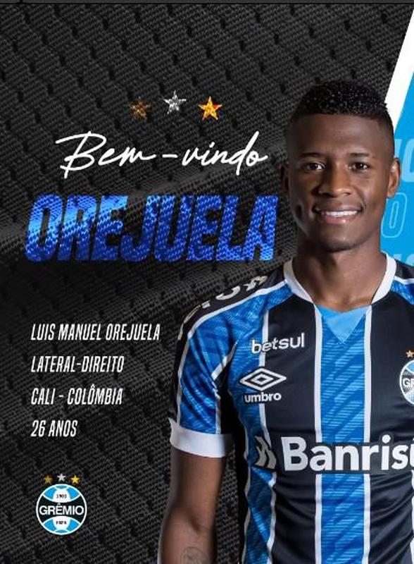 Orejuela, lateral-direito (Grêmio)