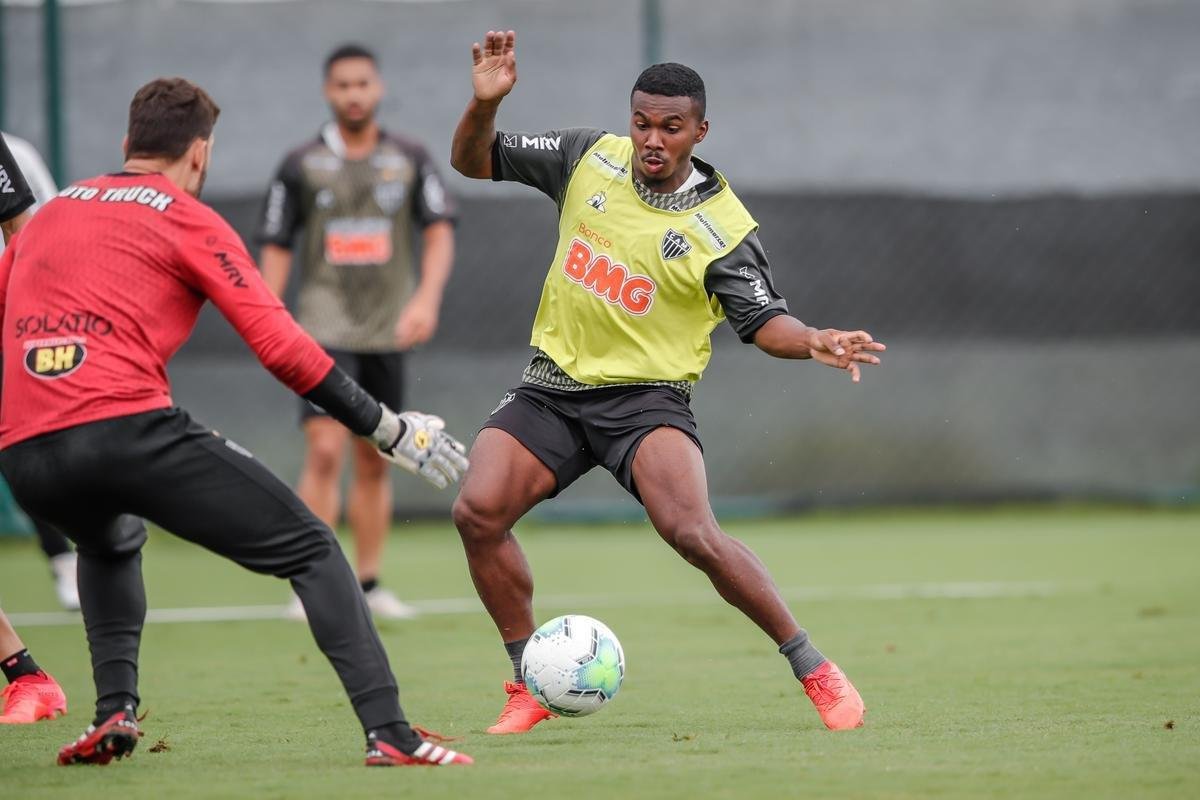 Fotos do treino do Atltico nesta quinta-feira