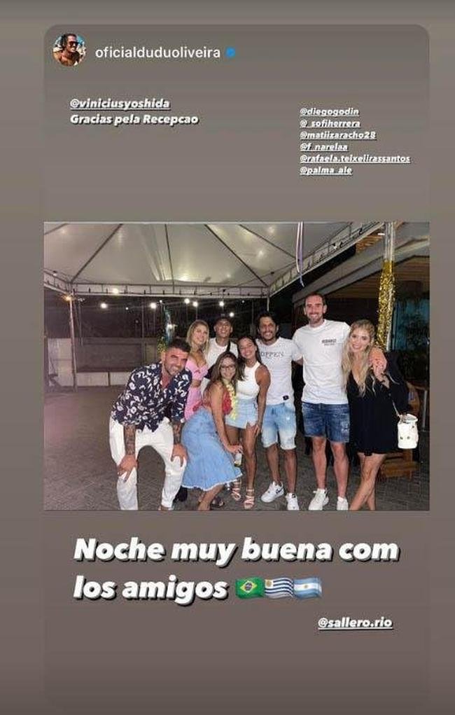 Godn encontrou com outros jogadores no Rio