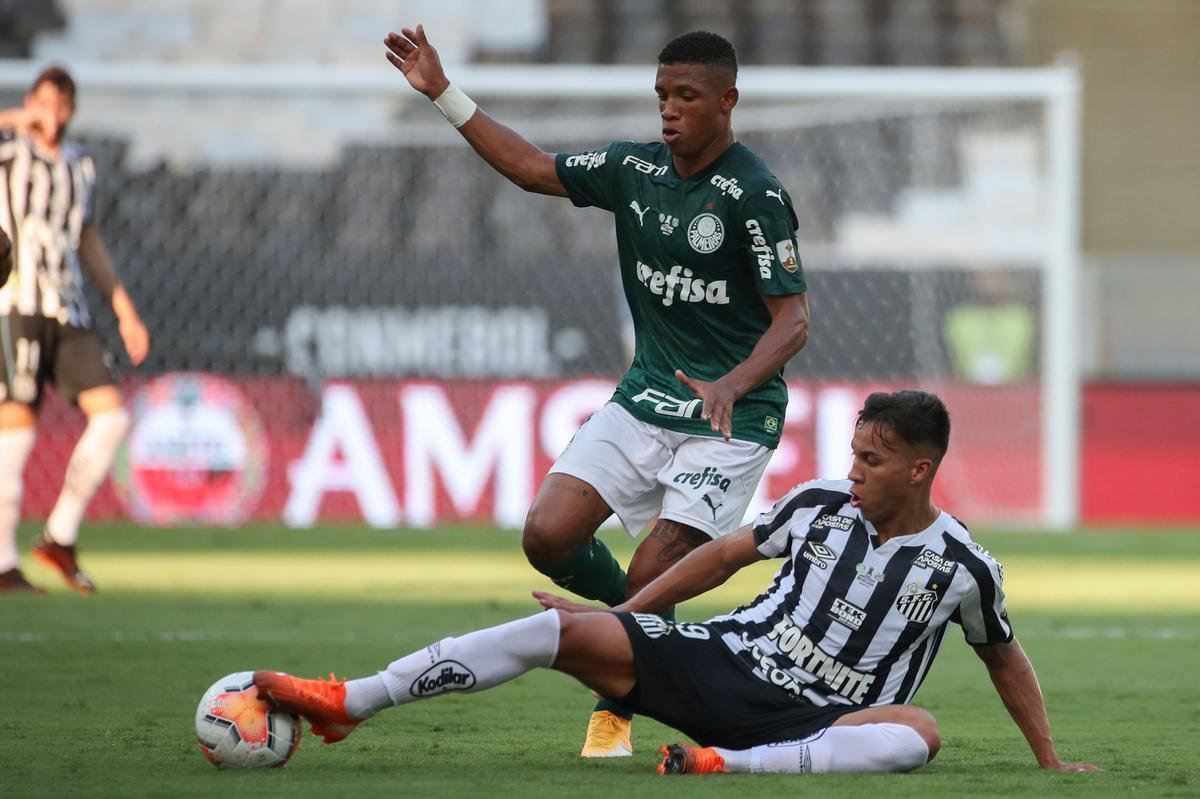 Fotos da deciso da Copa Libertadores 2020 entre Palmeiras e Santos, no Maracan, no Rio de Janeiro (AFP / Mauro Pimentel / Ricardo Moraes / Silvia Izquierdo)