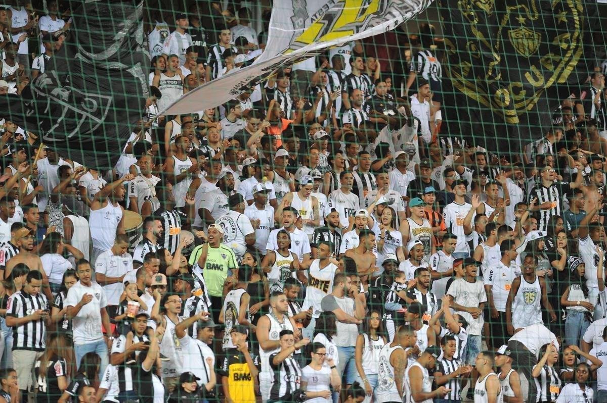 Fotos do jogo entre Atltico e Grmio