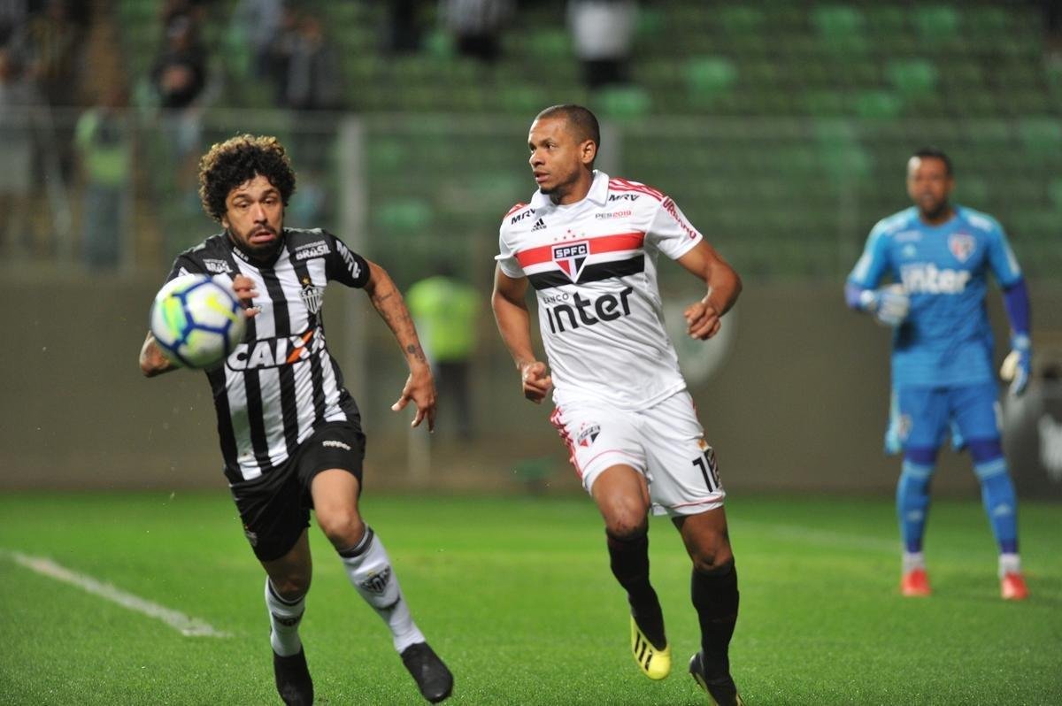 Fotos da partida entre Atltico e So Paulo, no Independncia