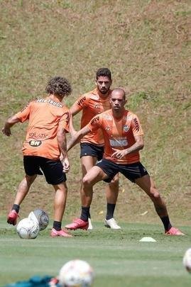 Fotos do último treino do Atlético antes da estreia de Sampaoli
