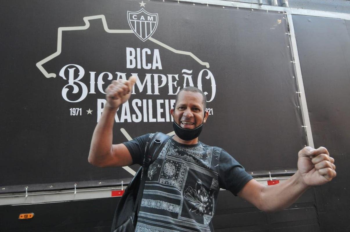 Fotos de Belo Horizonte nesta sexta-feira (03/12), aps a comemorao do bicampeonato brasileiro do Atltico.