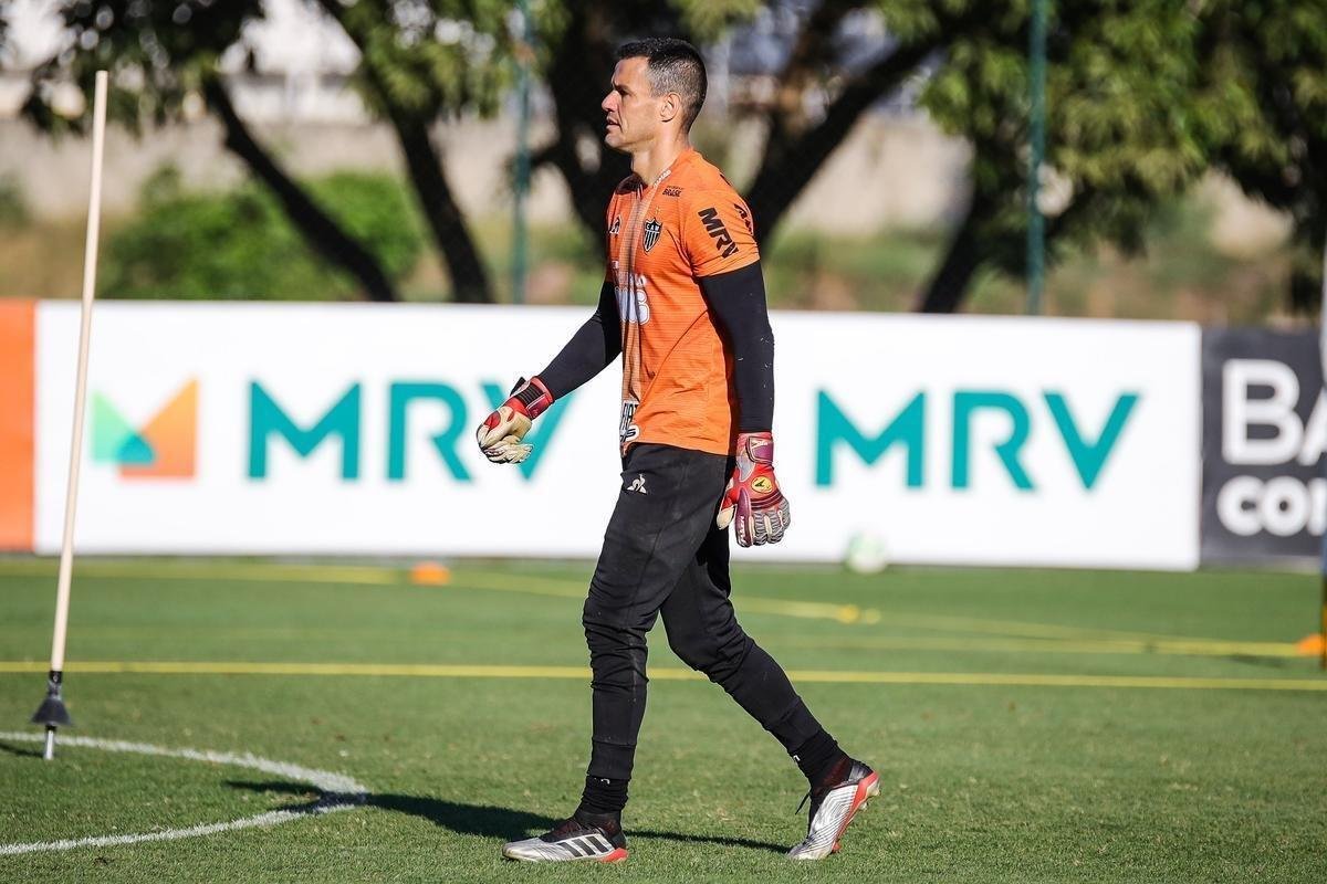 Fotos do ltimo treino do Atltico antes do jogo com o Grmio