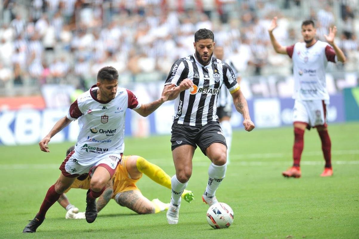 Fotos do jogo entre Atltico e Patrocinense, pelo Campeonato Mineiro
