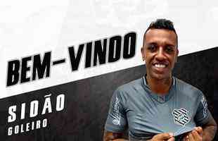 O Figueirense anunciou a contratao do goleiro Sido, que estava no Vasco