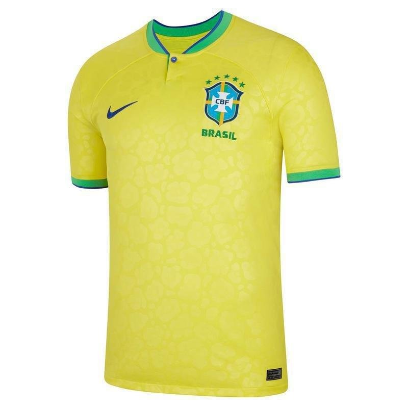A tradicional camisa I amarela da Seleo Brasileira para o Mundial do Catar foi produzida pela Nike