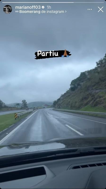 Lateral-direito Mariano registrou viagem antes da reapresentao.