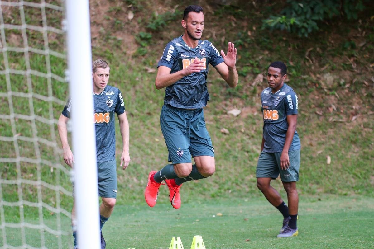 Atltico treinou nesta tera-feira, na Cidade do Galo