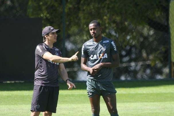 Atltico encerra preparao na Cidade do Galo para partida contra Grmio, pelo Campeonato Brasileiro