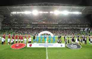 Fotos do primeiro tempo do duelo entre Atltico e Flamengo, no Independncia, pelo Brasileiro