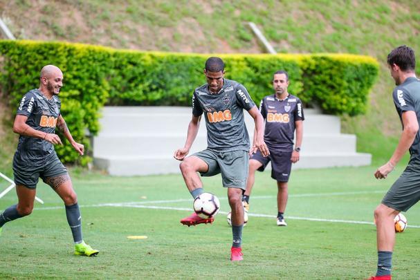 Atlético treinou nesta terça-feira, na Cidade do Galo