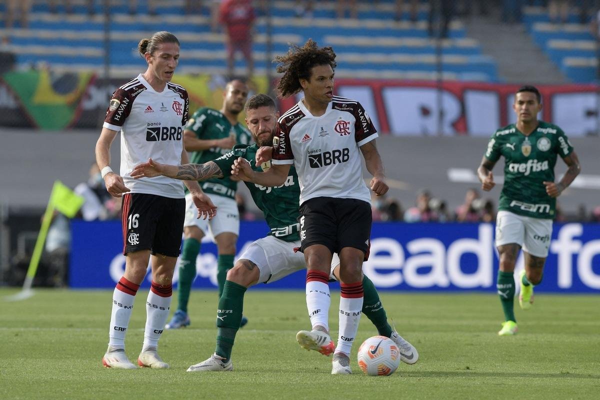 Fotos da final da Libertadores entre Palmeiras e Flamengo