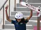 'O skate  para todo mundo', diz Rayssa Leal aps ganhar a prata em Tquio