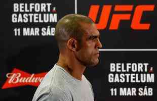 Vitor Belfort, protagonista do UFC em Fortaleza