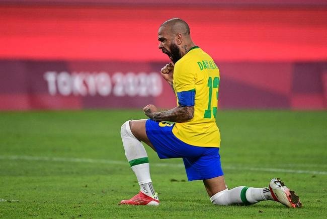 Fotos da vit�ria do Brasil sobre o M�xico, na semifinal do futebol masculino