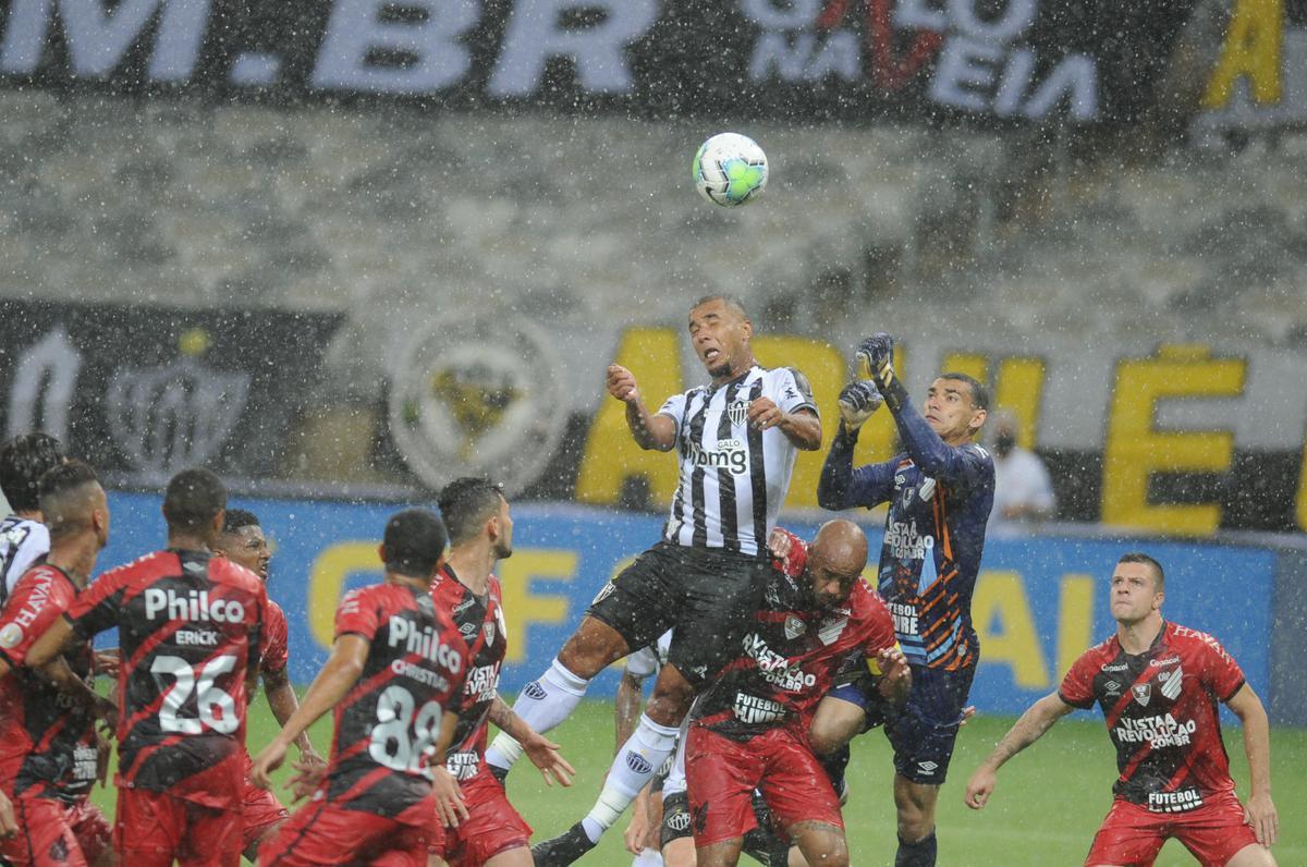 Foto do jogo entre Atltico e Athletico-PR, no Mineiro, em Belo Horizonte, remarcado e vlido pela sexta rodada do Campeonato Brasileiro (18/11/2020)