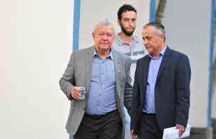 Novo diretor de futebol do Cruzeiro, Ocimar Bolicenho foi apresentado pelo presidente Jos Dalai Rocha