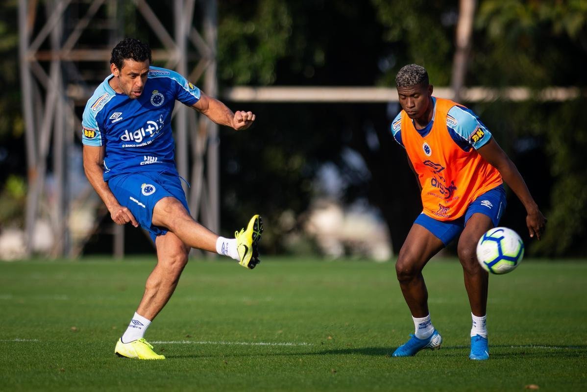 Fotos do treino do Cruzeiro desta quarta-feira, 21 de agosto, na Toca da Raposa II