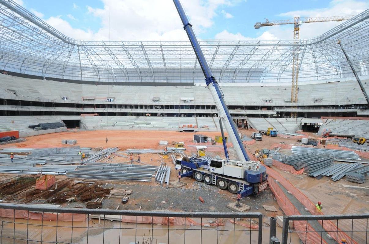 Fotos da Arena MRV nesta sexta-feira (6)