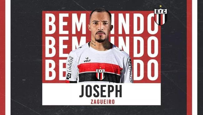 Em 2021, o zagueiro Joseph participou de seis jogos pelo Cruzeiro. Nesta temporada, ele foi para o Botafogo-SP.