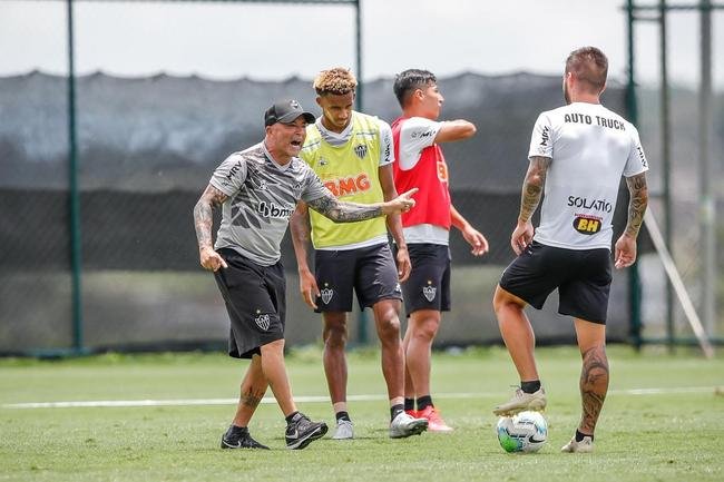 Veja fotos do treino do Atl�tico