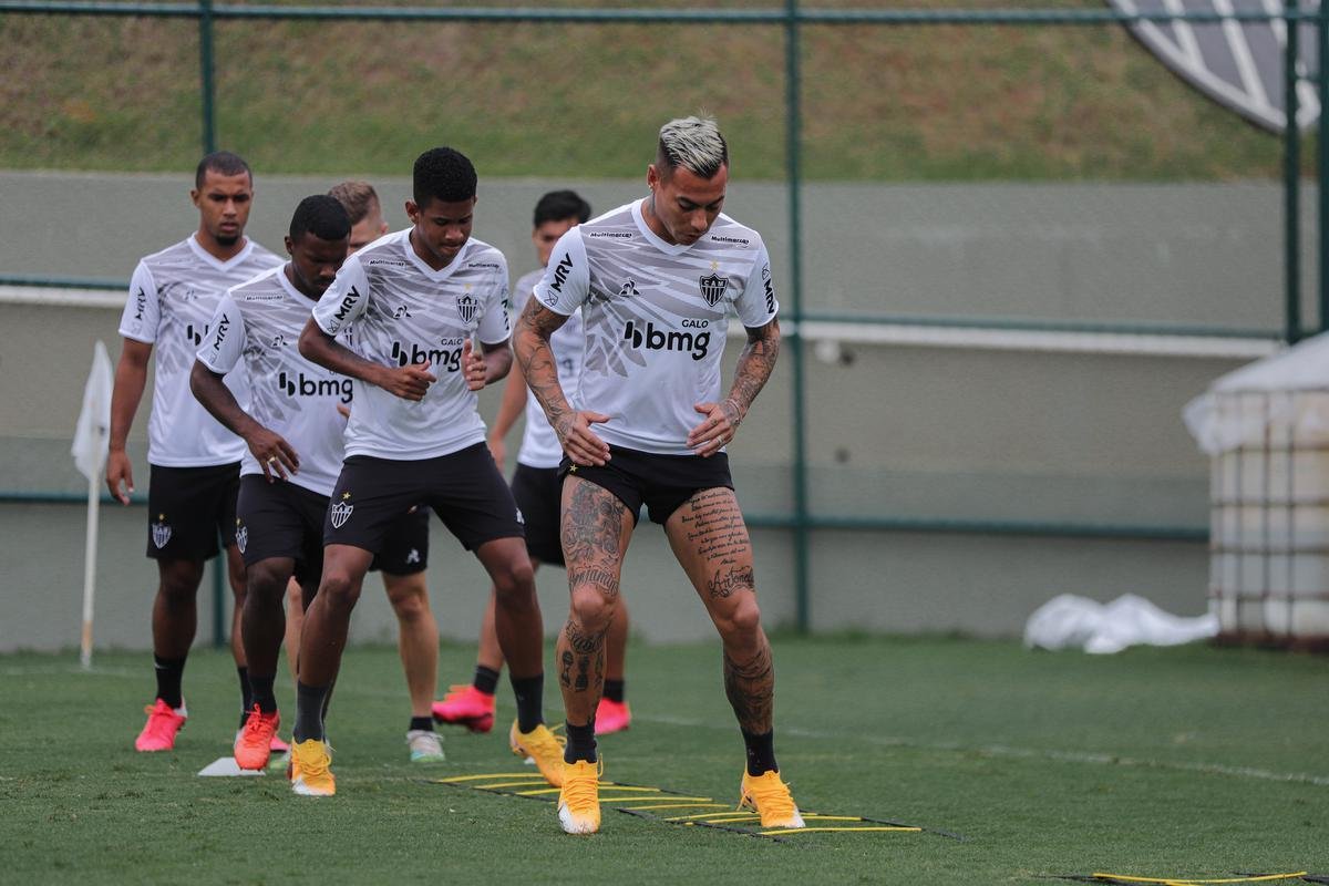 Fotos do treinamento do Atltico nesta sexta-feira, o penltimo antes do jogo contra o Internacional