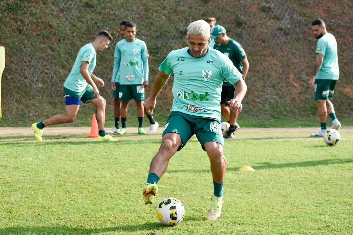 Amrica segue em preparao para enfrentar o Corinthians