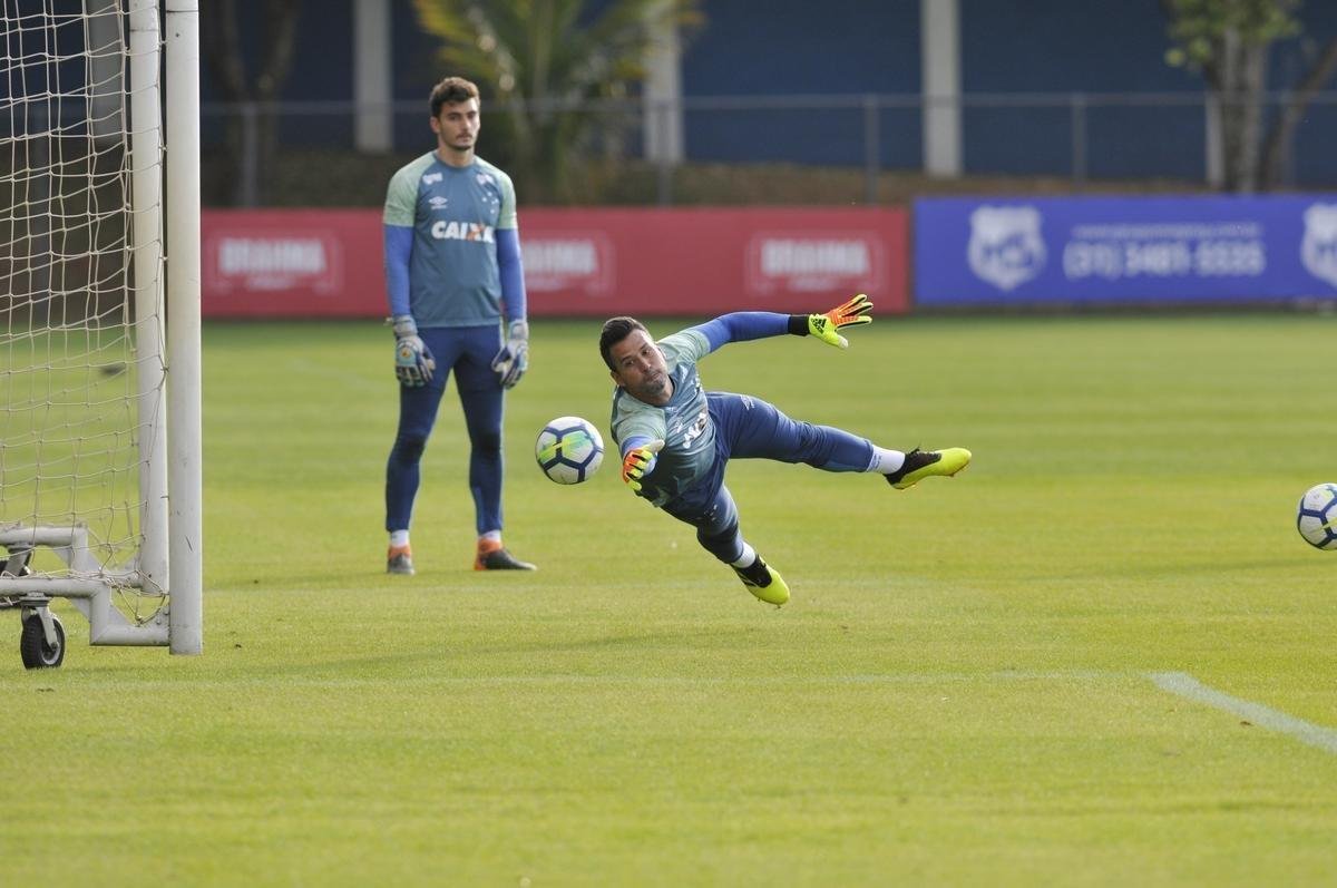 Imagens do treino do Cruzeiro desta quinta-feira, 12 de julho, na Toca da Raposa II