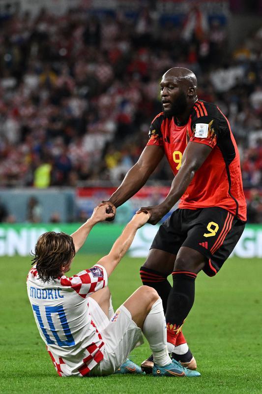 No Estdio  Ahmad Bin Ali, Crocia e Blgica duelam pela ltima rodada do Grupo F da Copa do Mundo do Catar