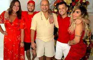 Neymar, a me, o pai, a irm e o 'para' no Natal