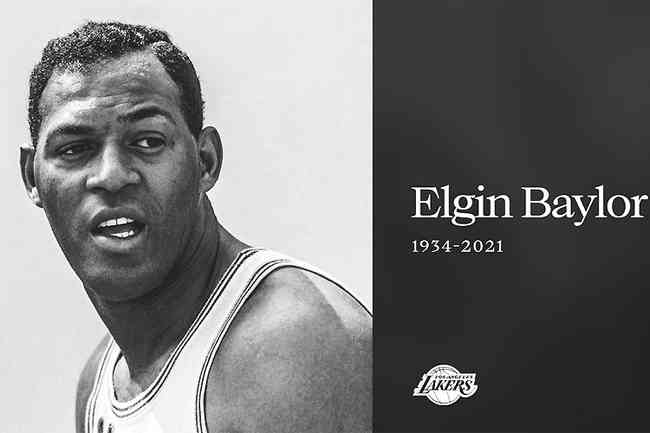 Elgin Baylor brilhou nos LA Lakers em 14 temporadas pela franquia californiana 