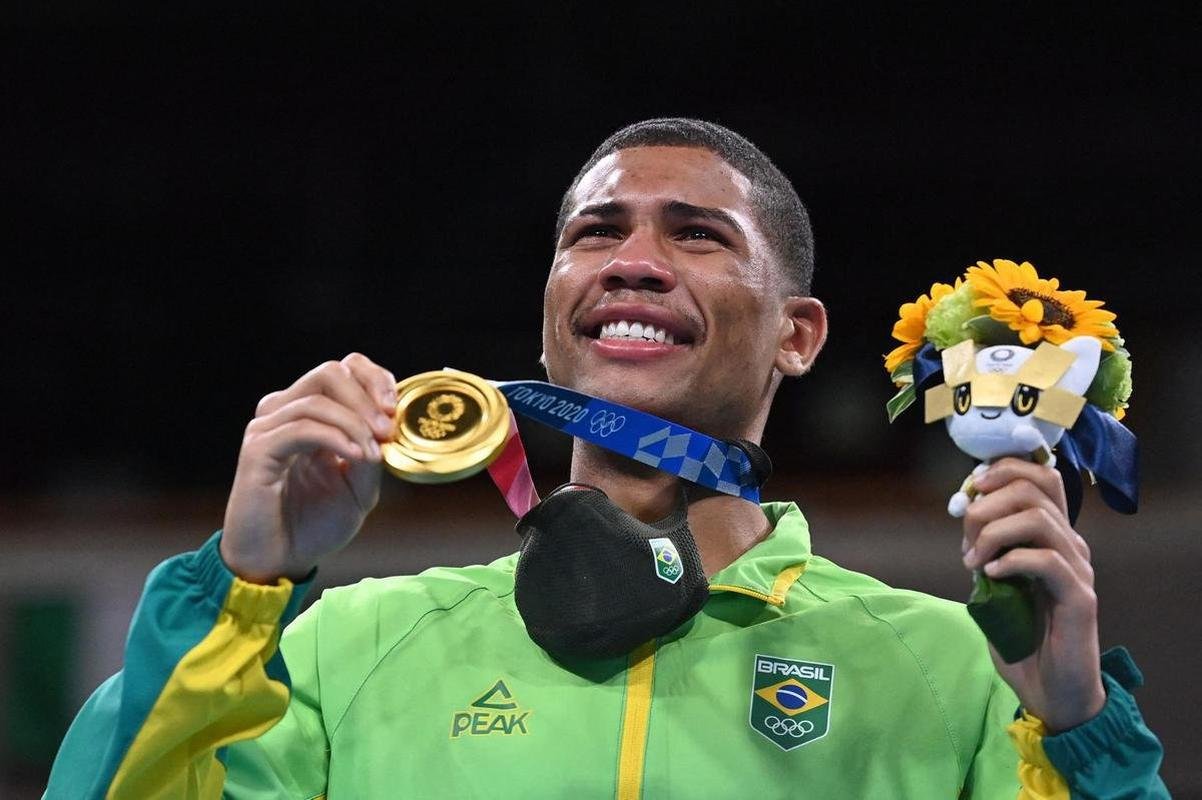 Hebert Conceio conquistou a medalha de ouro no boxe