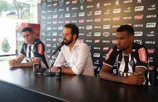 Danilo Barcelos e Felipe Santana foram apresentados nesta tera-feira na Cidade do Galo