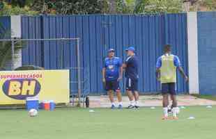 Fotos do treino do Cruzeiro desta quinta-feira, na Toca da Raposa II (crdito: Juarez Rodrigues/EM D.A Press)
