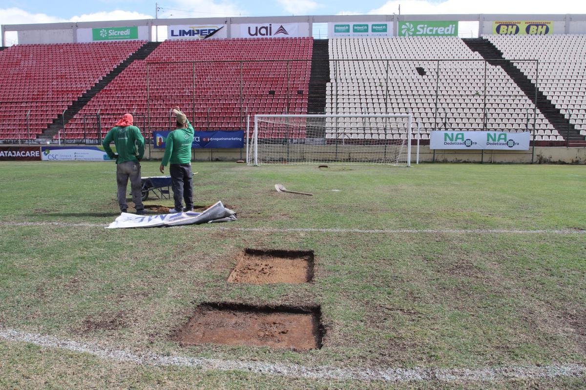 Fotos da Arena do Jacar, palco de jogos do Cruzeiro na Srie B