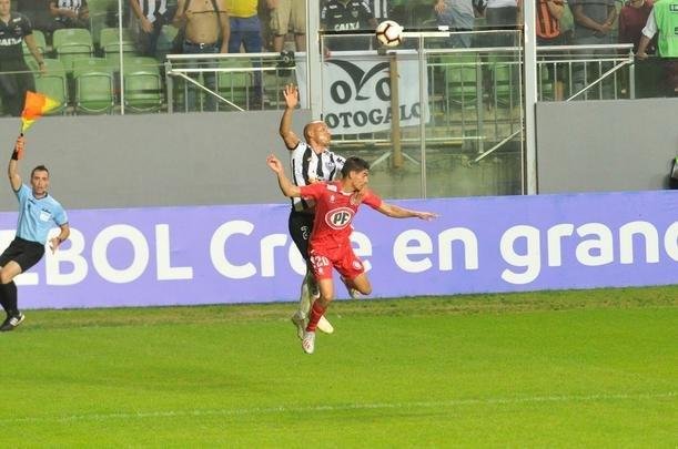 Fotos do primeiro tempo de Atltico x Unin La Calera, no Independncia, pela Sul-Americana