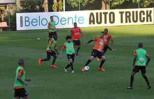 Atltico treinou nesta segunda-feira de olho no jogo contra o Cruzeiro