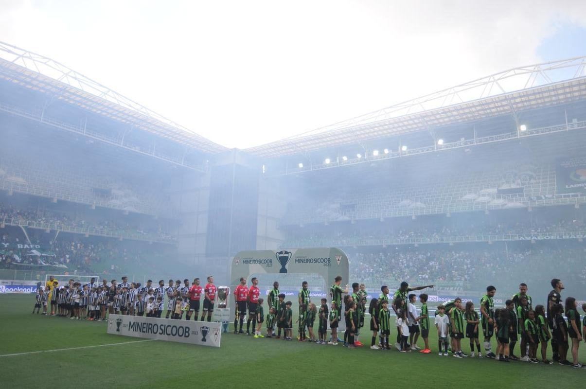 Amrica x Atltico: fotos do jogo de ida da final do Campeonato Mineiro, neste sbado (1/4), no Independncia