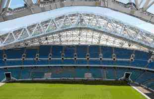 O Estdio Olmpico de Fisht, em Sochi, sede da Copa das Confederaes, foi ampliado e atualmente oferece 47.659 assentos