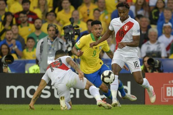 Fotos da decisão da Copa América entre Brasil e Peru, no Maracanã