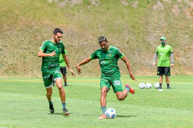 Treino do Amrica realizado nesta tera-feira (26/10) no CT Lanna Drumond, em Belo Horizonte