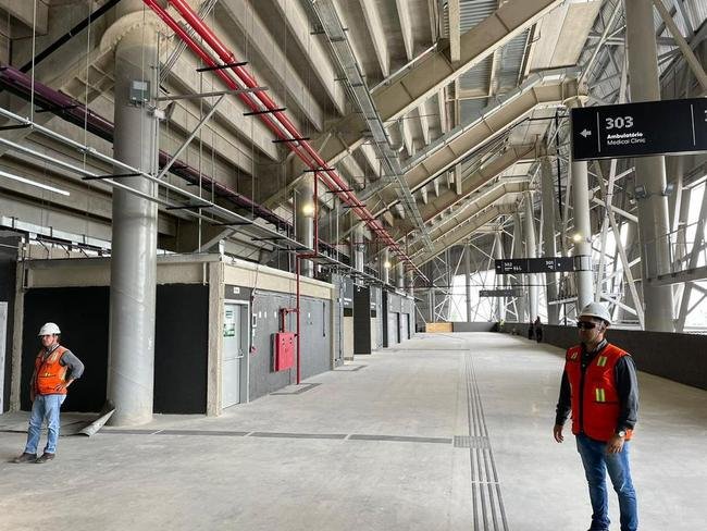 Fotos da visita feita por pessoas com deficincia na Arena MRV, nesta quinta-feira (9/2)
