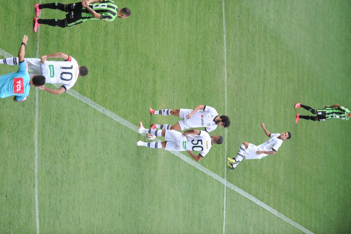 Fotos do jogo entre Amrica e Figueirense, pela Srie B