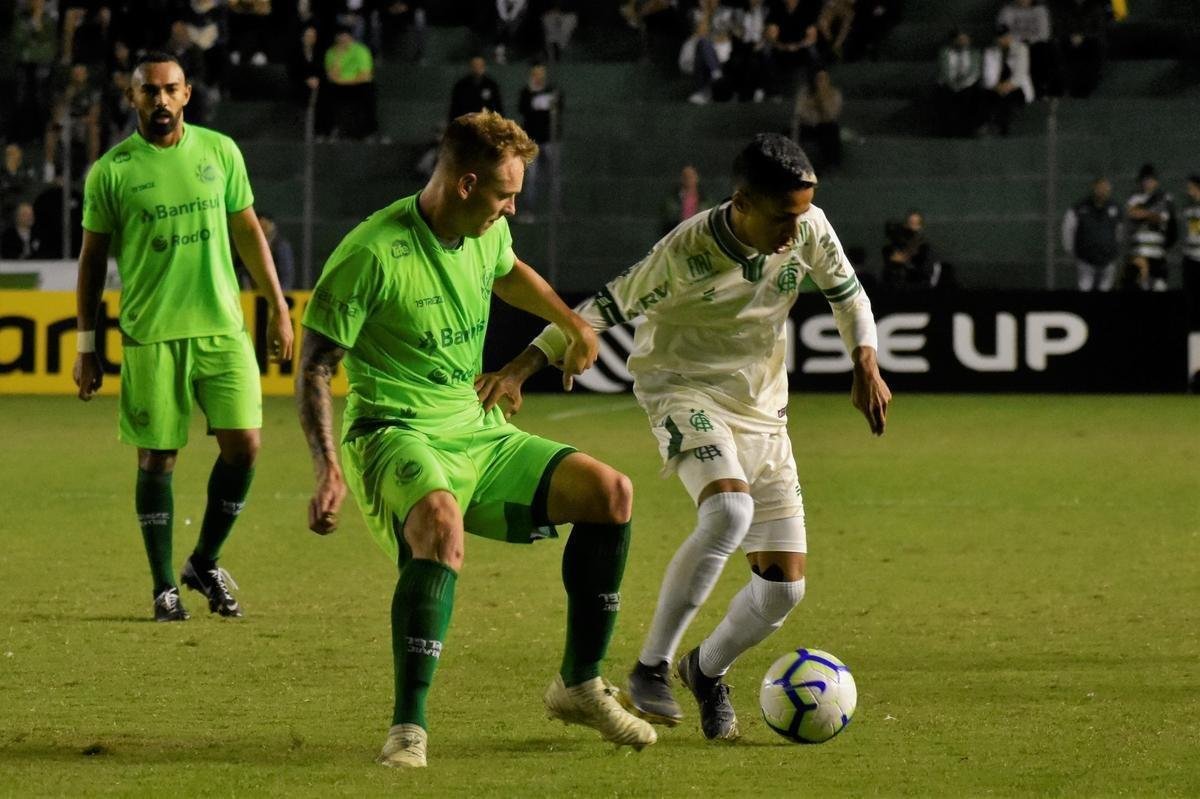 Amrica perdeu para o Juventude por 2 a 1 e foi eliminado da Copa do Brasil