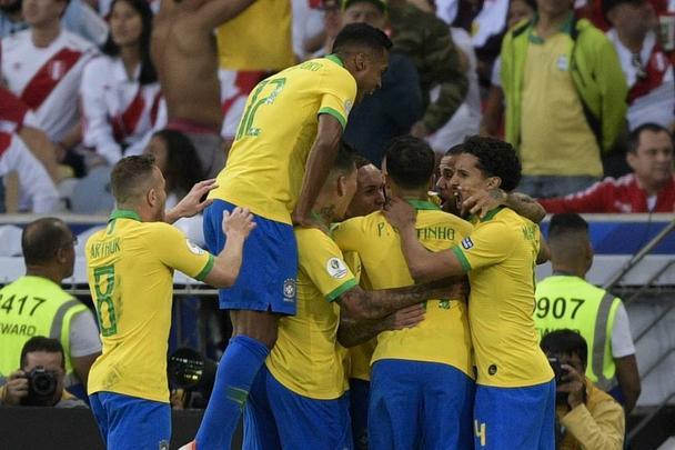 Fotos da decisão da Copa América entre Brasil e Peru, no Maracanã